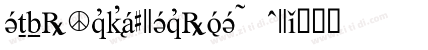 CAInfoTypeCondCS Re字体转换